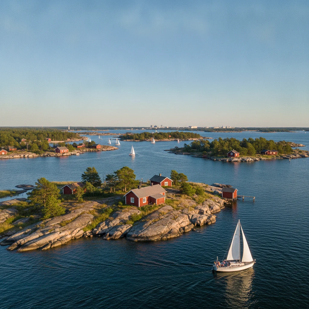 Helsingin saaristo kesällä